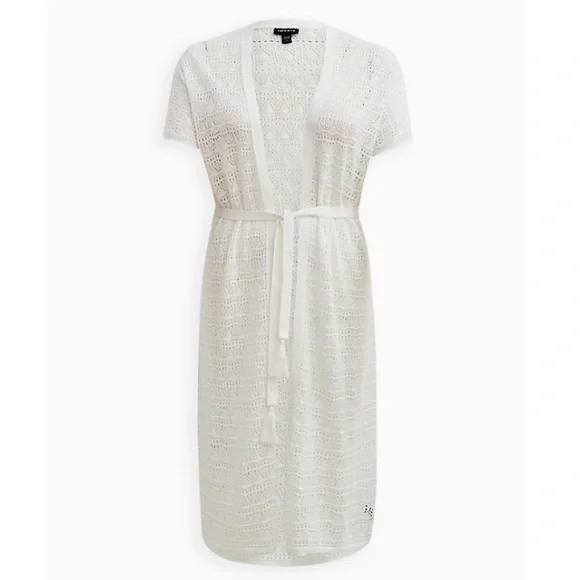 Crochet Open Sweater - Picture 2 of 8